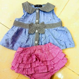 Váy áo cua hồng bống