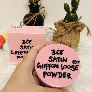 Phấn Phủ Dạng Bột 3CE Satin Chiffon Loose Powder (Hàn Quốc) .