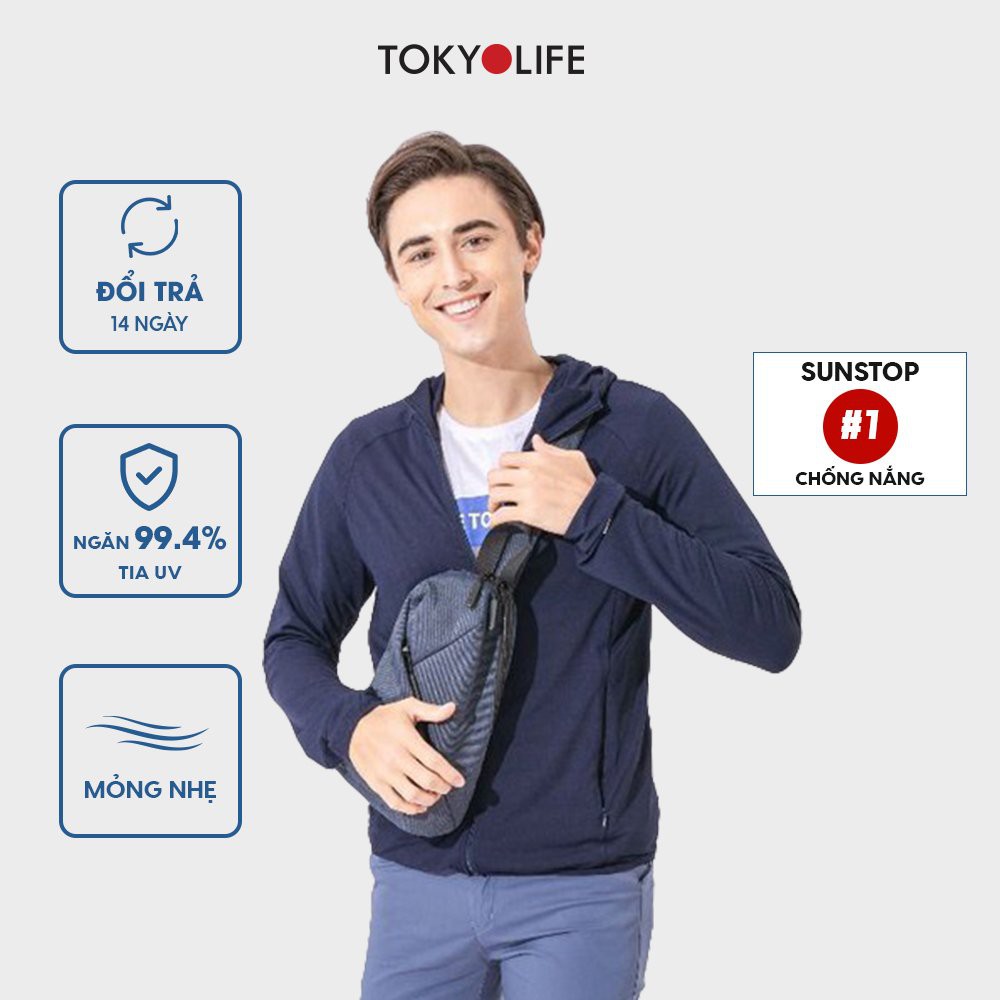 Áo khoác chống nắng Nam TOKYOLIFE UV Air thoáng khí, siêu nhẹ F7UVJ071I