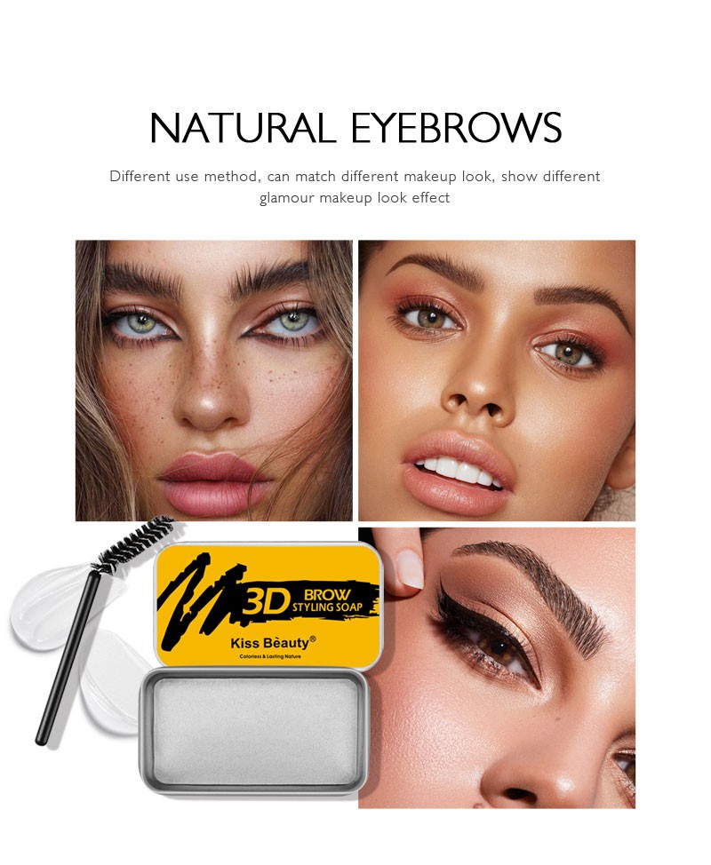 (Hàng Mới Về) Kem Tạo Kiểu Lông Mày Tự Nhiên Không Màu Lâu Trôi | BigBuy360 - bigbuy360.vn