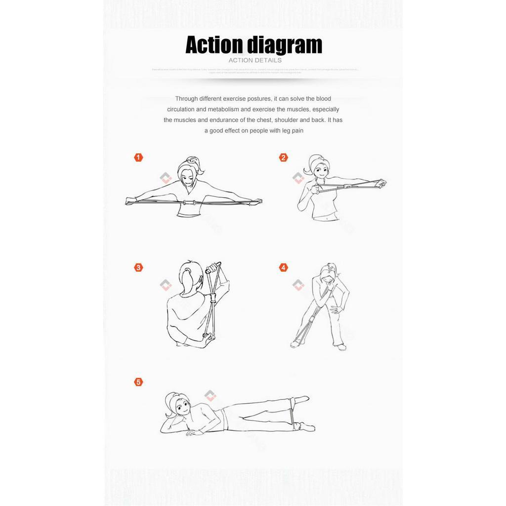 Dây Co Dãn Tập Yoga Ld-8