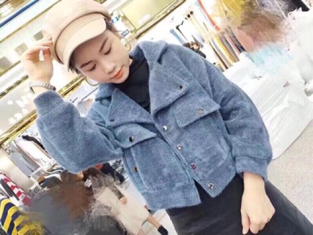 Áo khoác dạ ngắn đính khuy ( ảnh thật - hàng l1 QC ) | BigBuy360 - bigbuy360.vn