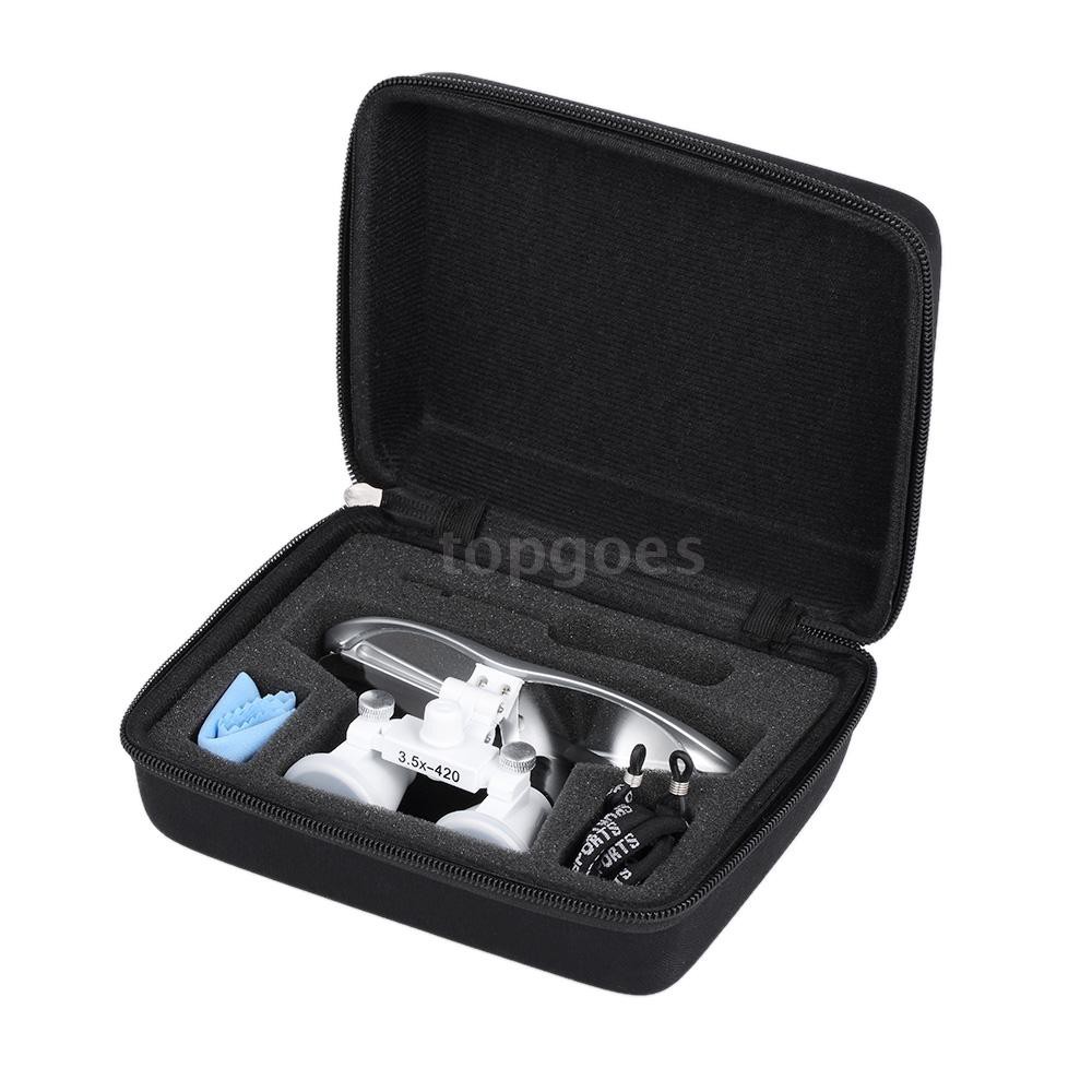 T&G 3.5X 420mm Dental Binocular Loupes Dental Magnifier Optical Glass Dentists Medical Surgical Loupes