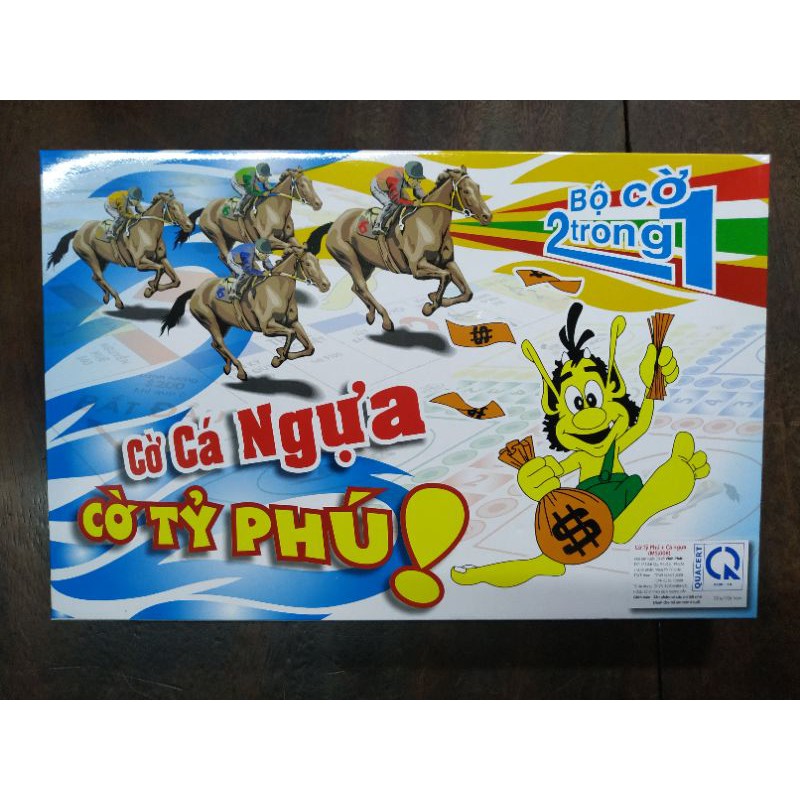 Cờ cá ngựa cờ tỷ phú 2 trong 1