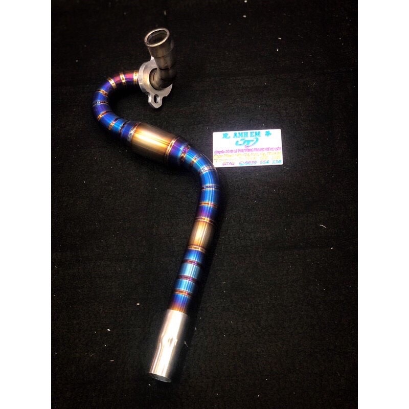 Cổ Pô Titan (Lên Màu Sẳn ,Có Cổ Dê Bằng Nhôm ) Exciter/Satria/Winner/Sonic