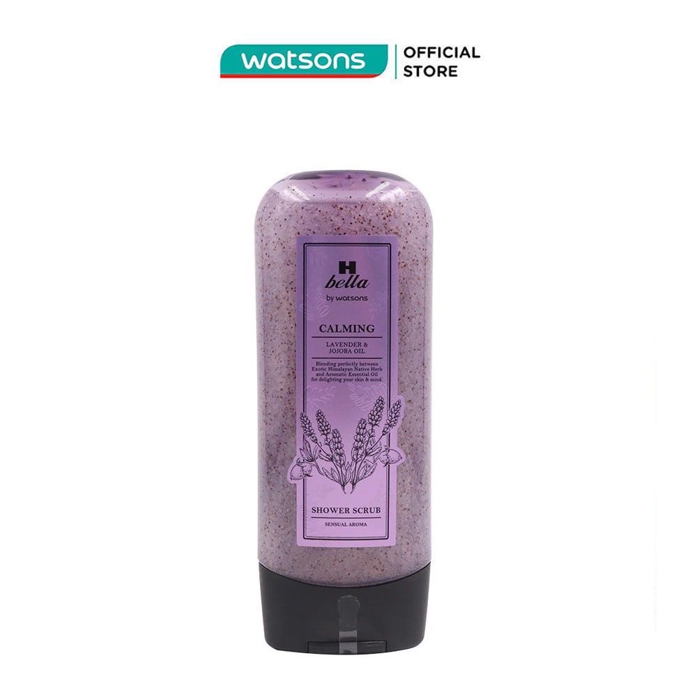 Sữa Tắm Tẩy Tế Bào H Bella By Watsons Calming Từ Tinh Dầu Oải Hương &amp; Jojoba 290g