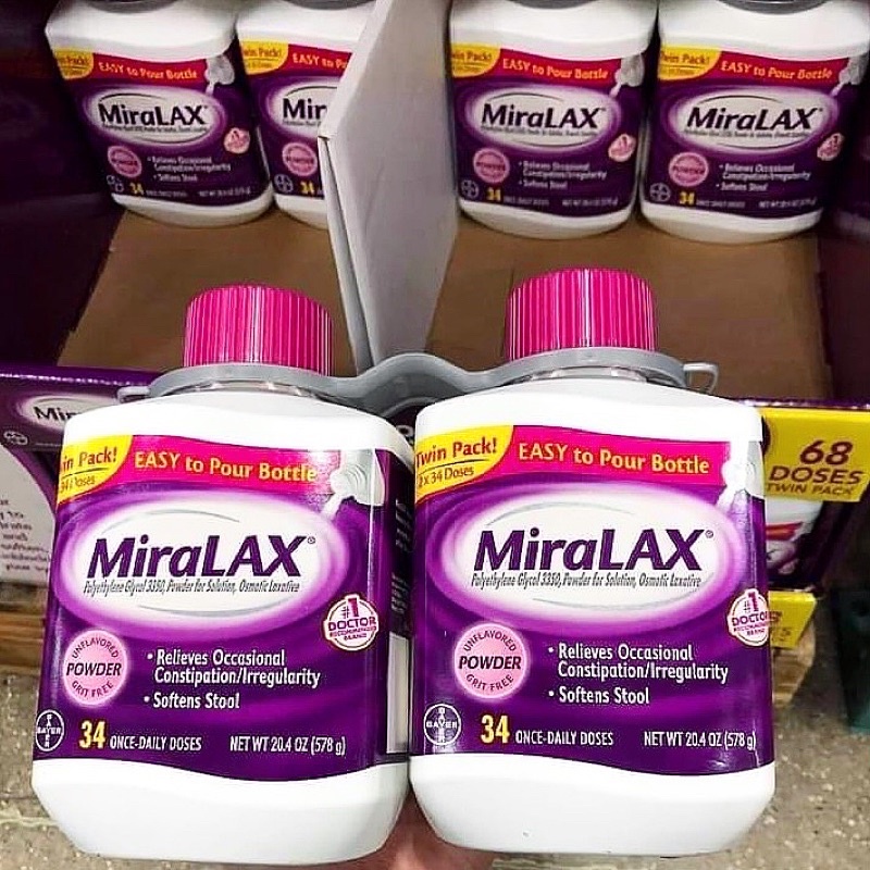 Bột Miralax Mỹ 578g