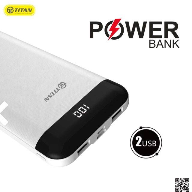 Sạc dự phòng titan 20000mAh