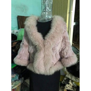 áo lông thú cáo bạc hàng cao cấp