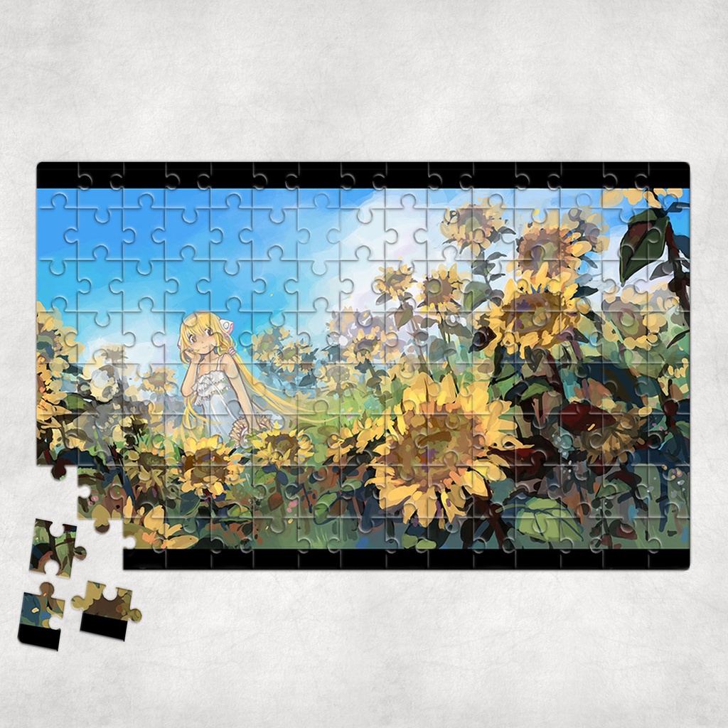 Tranh ghép hình A4, A5 Anime, xếp hình CHOBITS - Mẫu 1