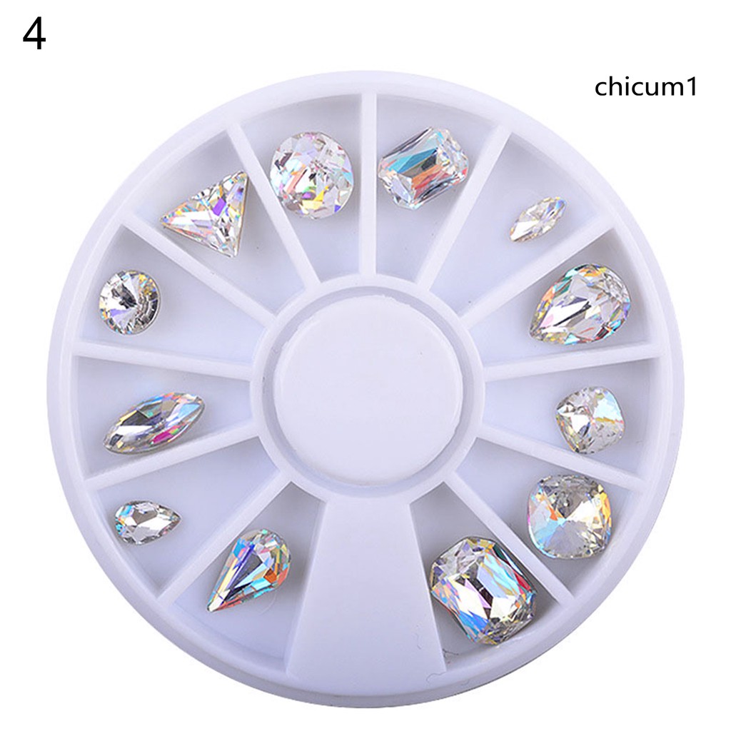 [Hàng mới về] Phụ kiện đính móng tay trang trí 3d nhiều màu nhiều kiểu thời trang