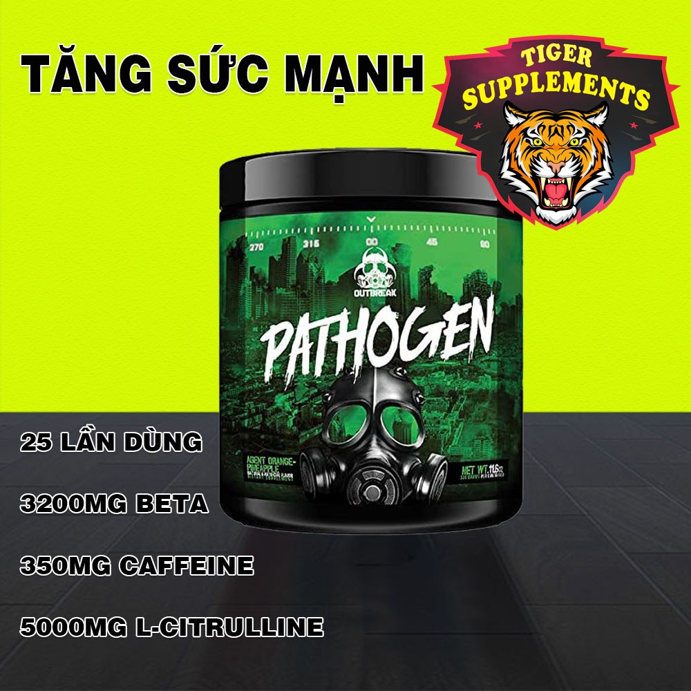 PATHOGEN -TĂNG SỨC MẠNH TĂNG NĂNG LƯỢNG VÀ SỰ TẬP TRUNG PREWORKOUT SIÊU MẠNH VỚI DMHA