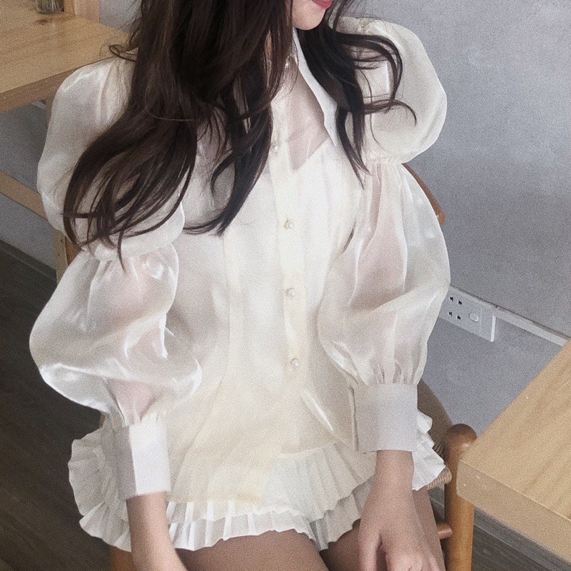 Sơmi chun cách điệu