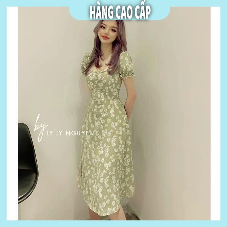 Đầm Nữ - Đầm maxi cúc họa mi xẻ tà duyên dáng (HÀNG SIÊU ĐẸP) | BigBuy360 - bigbuy360.vn