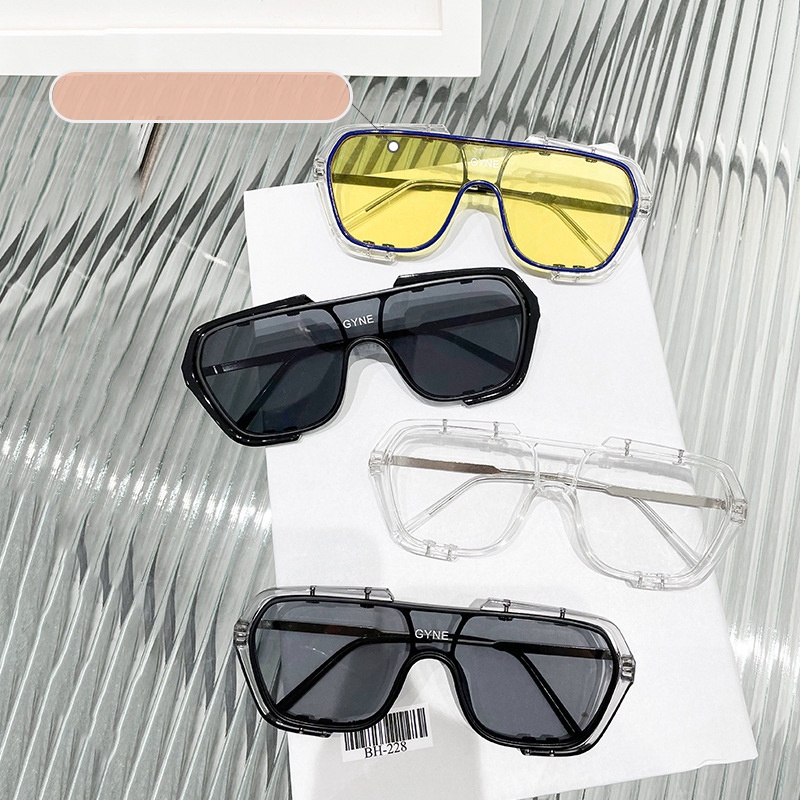 Kính râm mát cao cấp gọng vuông phi công phong cách Hàn Quốc One Piece chống UV400 và tia bức xạ thời trang nữ nam 246