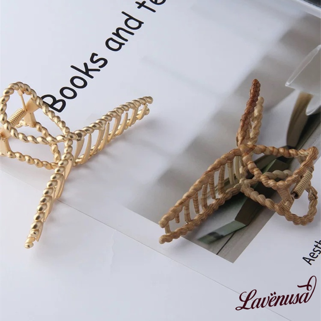 Kẹp tóc kim loại phong cách Hàn Quốc thời trang thanh lịch LAVENUSA CT20