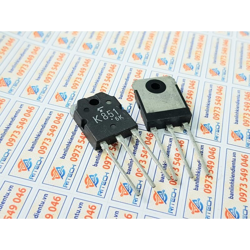 K851 2SK851 Mosfet Kênh N 30A 200V TO-3PI