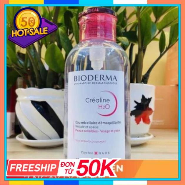 🎁SALE 50%🎁 Nước Tẩy Trang Bioderma 500ml ⚡️𝑪𝒉𝒖𝒂̂̉𝒏 𝑪𝒉𝒊́𝒏𝒉 𝑯𝒂̃𝒏𝒈 ⚡️ Hàng Nội Địa Pháp Có Nút Nhấn