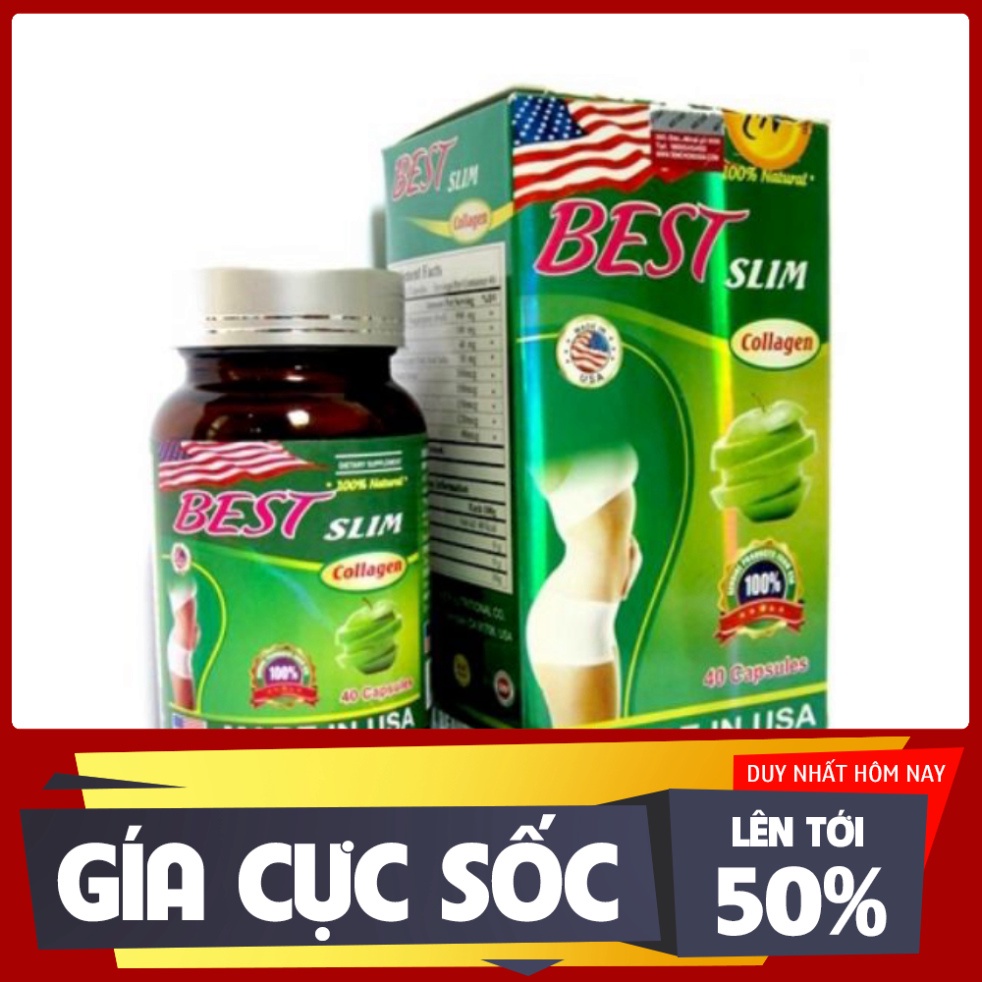 CHỈ HÔM NAY Viên giảm cân Best slim collagen CHỈ HÔM NAY