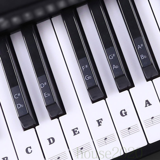 Miếng Dán Trang Trí Bàn Phím Đàn Piano Điện Bằng PVC Có Thể Tháo Rời