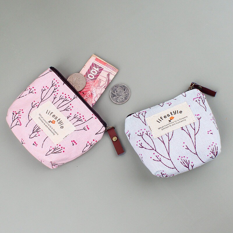 Z0560 Ví Mini Hoa Nhí Xinh Xắn Bukao