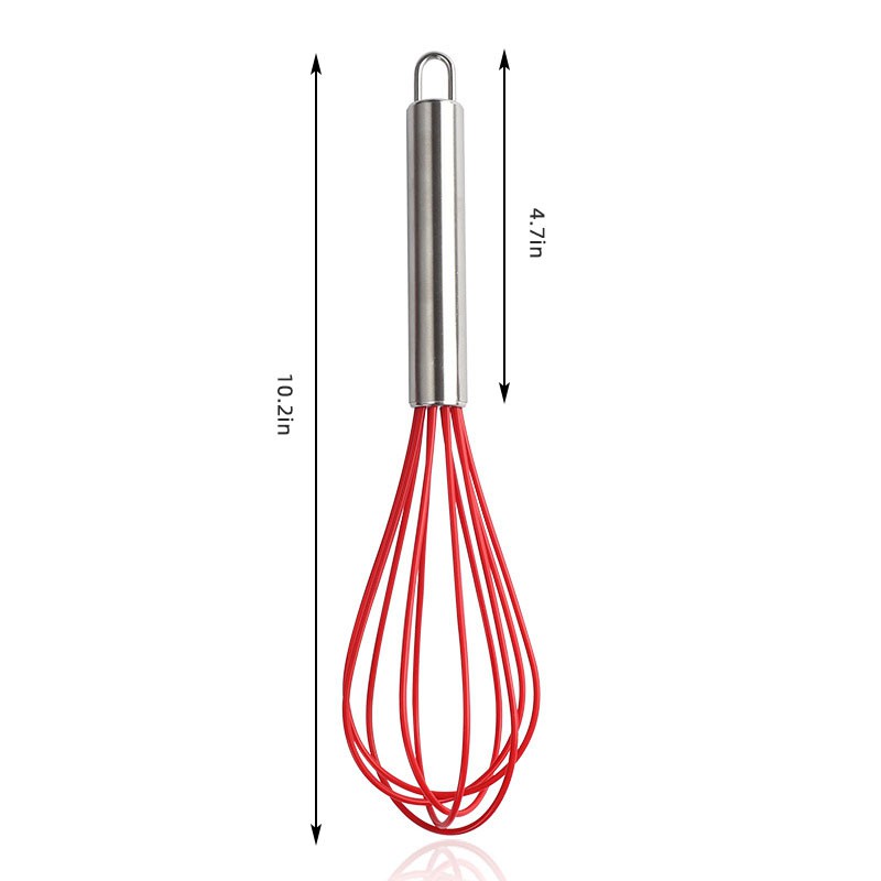 Dụng cụ đánh trứng cầm tay HOUSEEKER bằng silicon tiện dụng