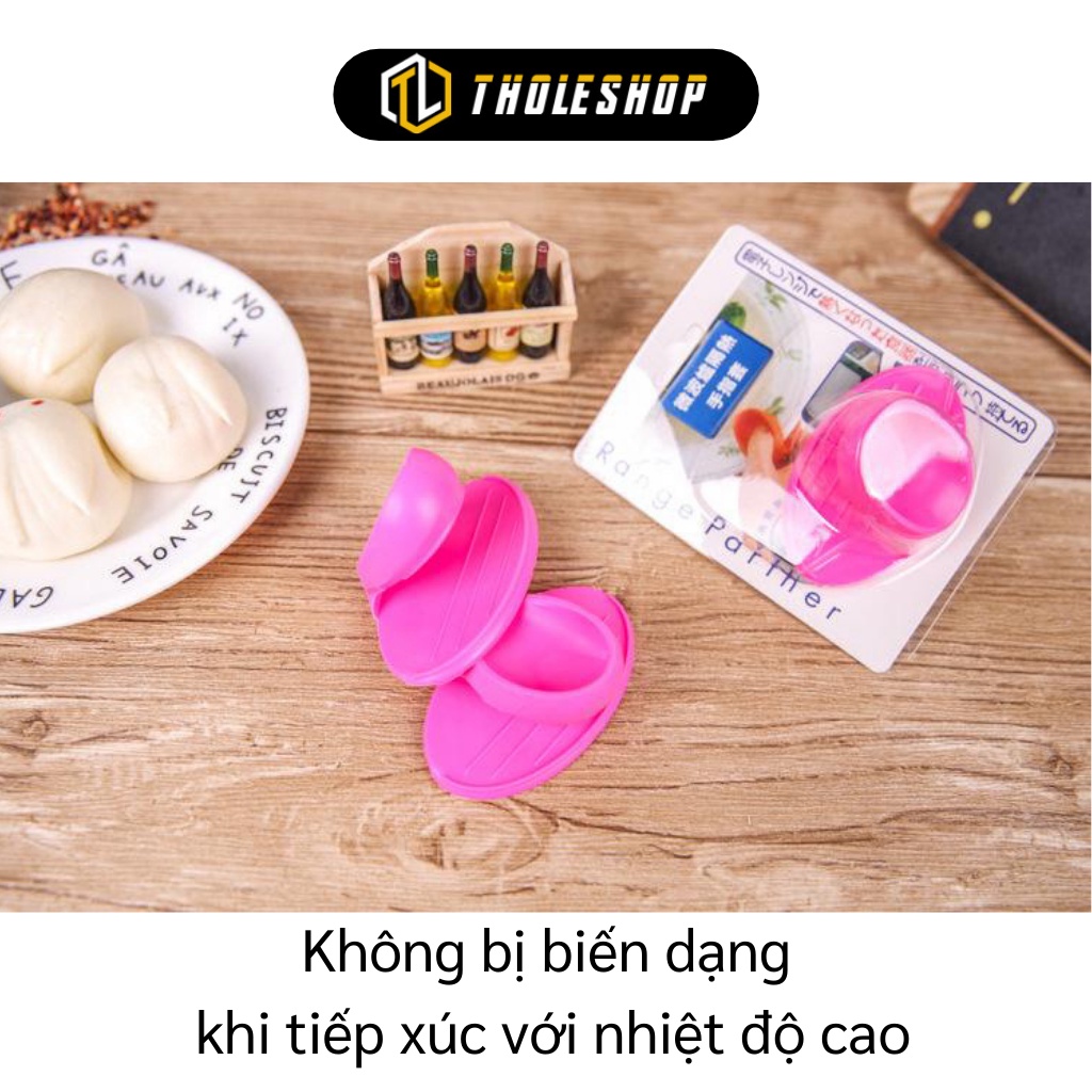 Miếng Kẹp Nhấc Nồi - Combo 2 Cái Găng Kẹp Silicon Chống Nóng, Không Trơn Trượt 4613