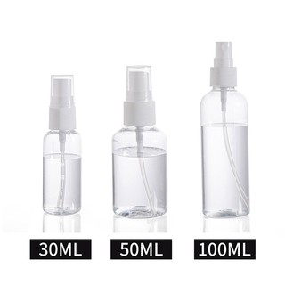 [Hàng mới về] Chai nhựa trong suốt 30ml/50ml/100ml dùng chiết dung dịch tiện lợi khi du lịch