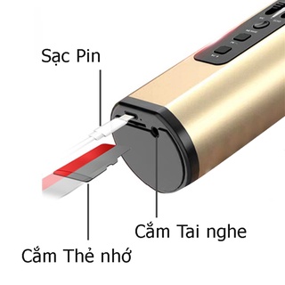 Micro Karaoke Bluetooth cao cấp PKCB 321 Chính Hãng