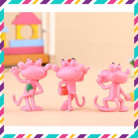 Mô hình báo hồng - The Pink Panther dễ thương đáng yêu với nhiều tư thế