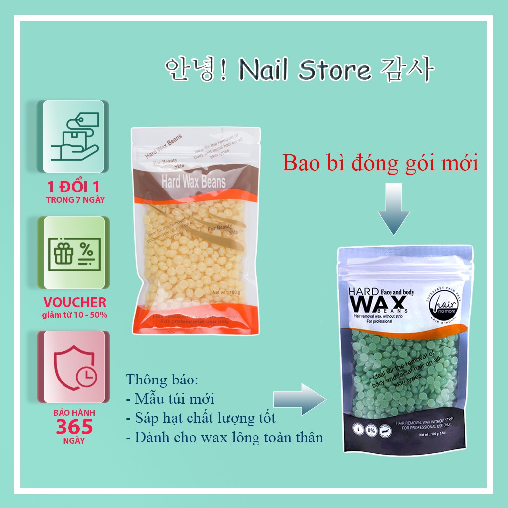 [Mã COS2405 giảm 8% đơn 300K] 100G Sáp Wax Lông Nóng Tẩy Lông Cánh Tay Chân Tóc Depilatory Wax ( dùng cho nồi nấu wax )