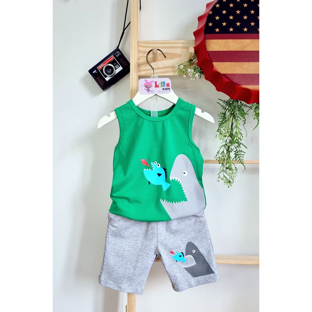 SET THUN IN CÁ MẬP CHO BÉ TRAI