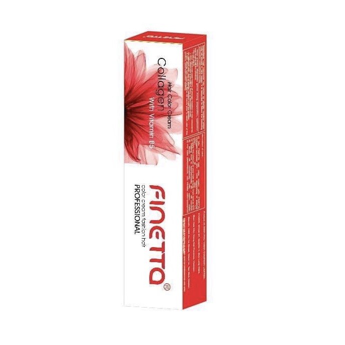Kem nhuộm tóc Collagen hương aqua Finetta nhiều màu thời trang xu hướng của giới trẻ