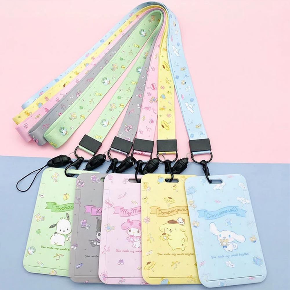 Ví Đựng Thẻ Tín Dụng / Danh Thiếp / Danh Thiếp Họa Tiết Hoạt Hình NORMAN Có Dây Đeo