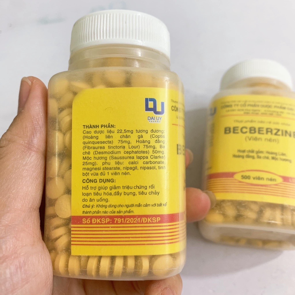 VIÊN HƯƠNG LIÊN BERBERIN Lọ 500 VIÊN