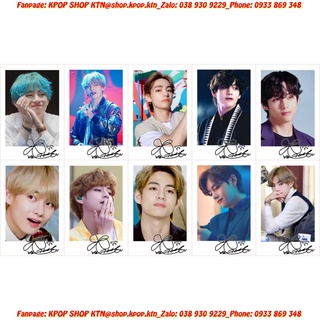 CARD CHỮ KÍ V BTS