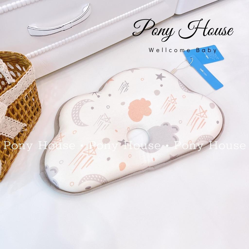 Gối cao su non chống méo bẹp đầu cao cấp hình đám mây CHOC CHICK cho bé từ sơ sinh