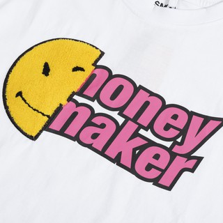 Áo thun CHENILLE SMILEY TEE IN WHITE [ Smaker ]