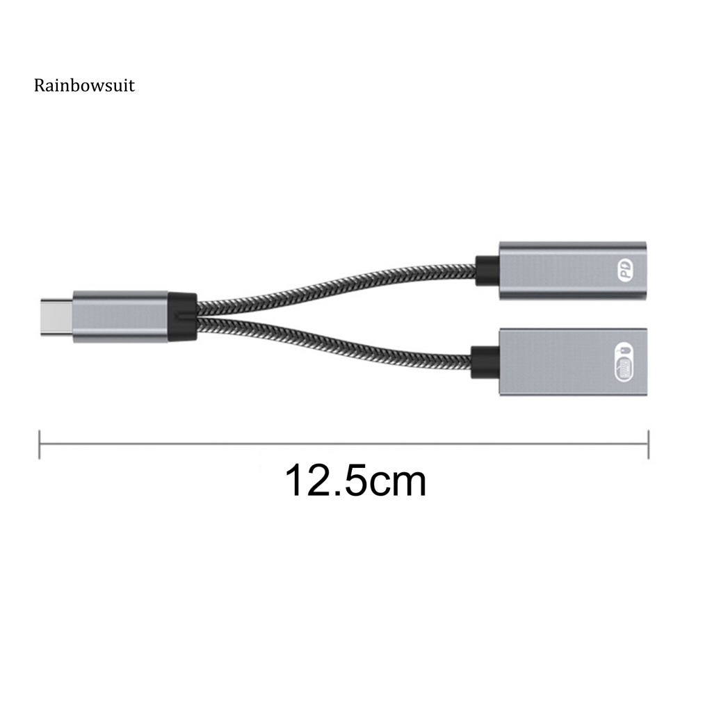 Cáp Chuyển Đổi USB 2.0 OTG Type-C Có Miếng Vá An Toàn Cho Laptop