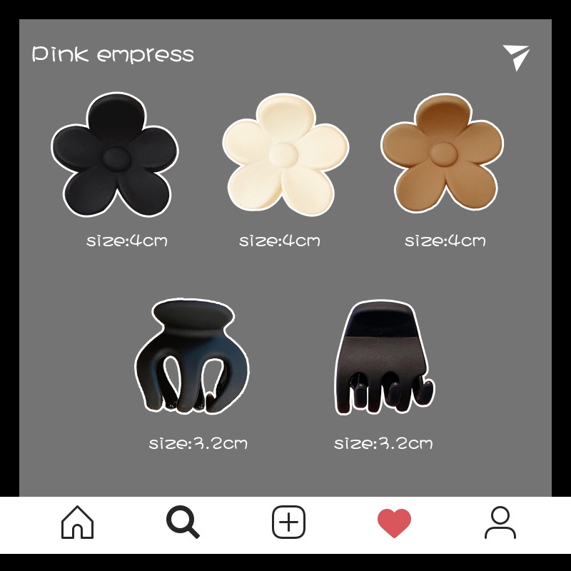 Kẹp Tóc Thiết Kế Nhỏ Nhắn Xinh Xắn Thời Trang Theo Phong Cách Hàn Quốc Cho Nữ