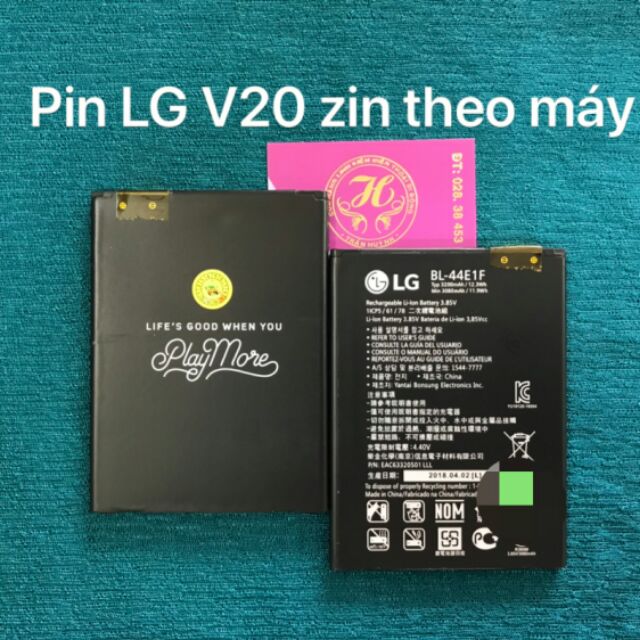 Pin LG V20 (BL_44E1F) ZIN THEO MÁY _MỚI 100%