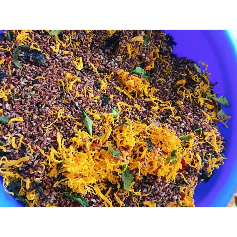 gạo lức rong biển mix khô gà