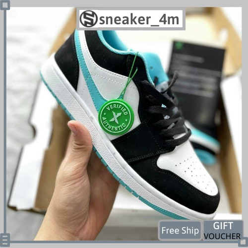 Giày thể thao jd1 low xanh đen SNEAKER 4M, Giày sneaker nam nữ