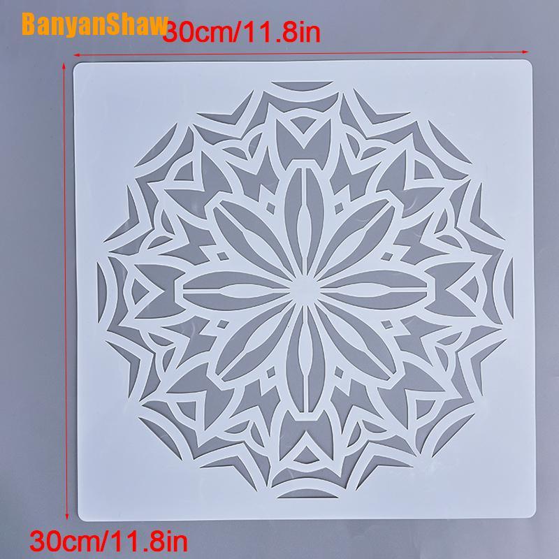 Khuôn Dập Nổi Họa Tiết Mandala 30x30cm