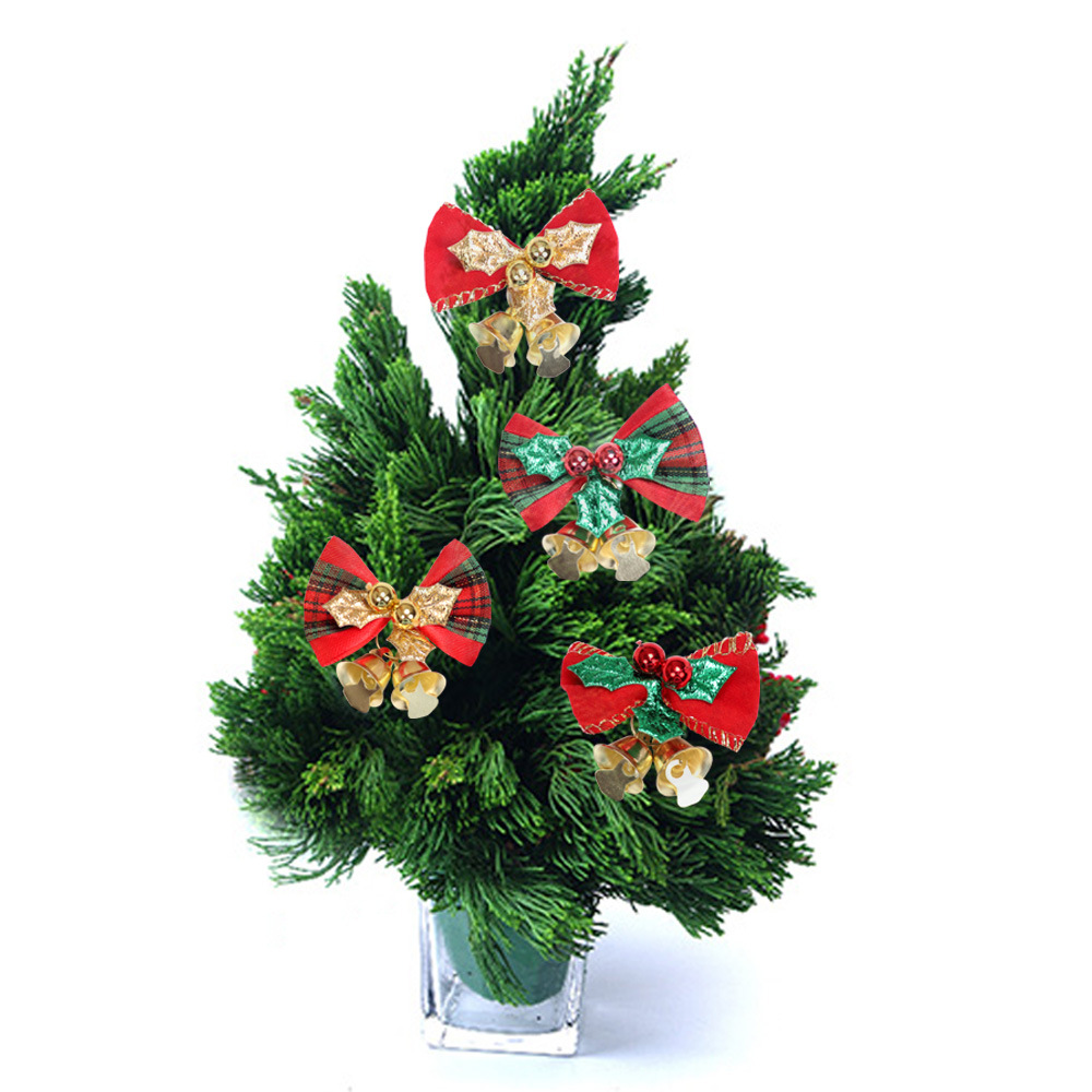 Phụ kiện nơ trang trí cây thông noel cho dịp Giáng Sinh