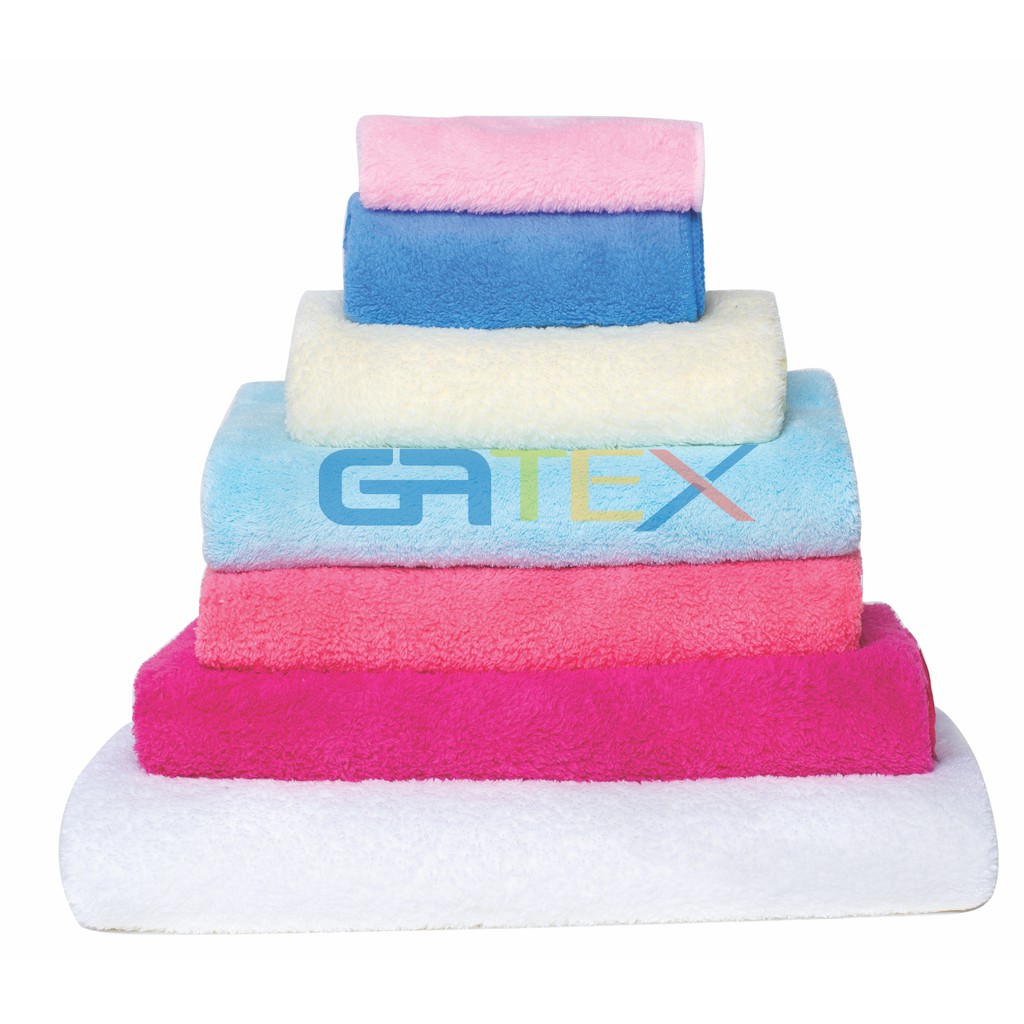 Khăn tắm Microfiber GATEX siêu mềm mịn, siêu thấm hút - DỆT MAY GIA AN