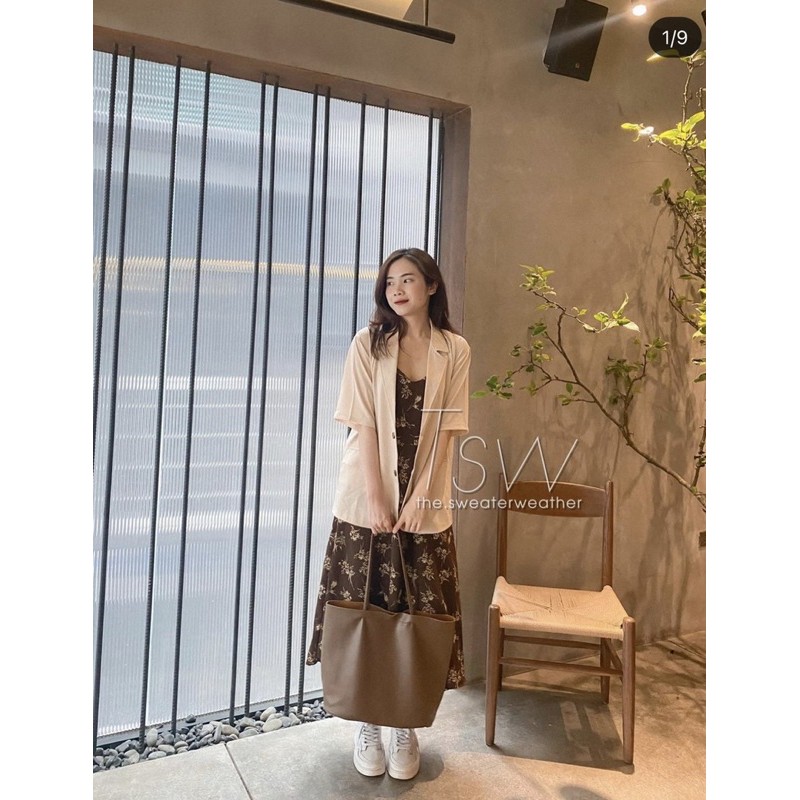 Áo khoác blazer tay ngắn 3 màu | BigBuy360 - bigbuy360.vn