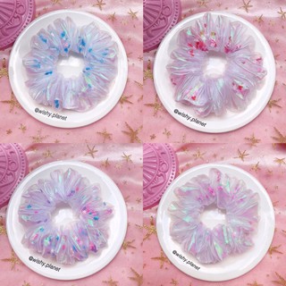 Cột tóc scrunchies một lớp của Wishy