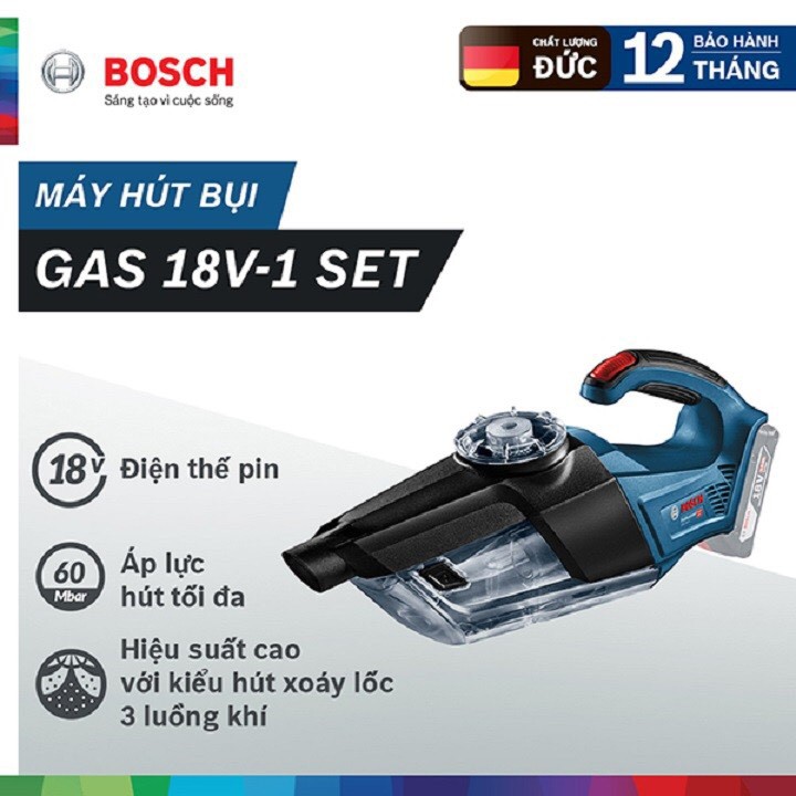 Máy hút bụi  Bosch  GAS 18V-1