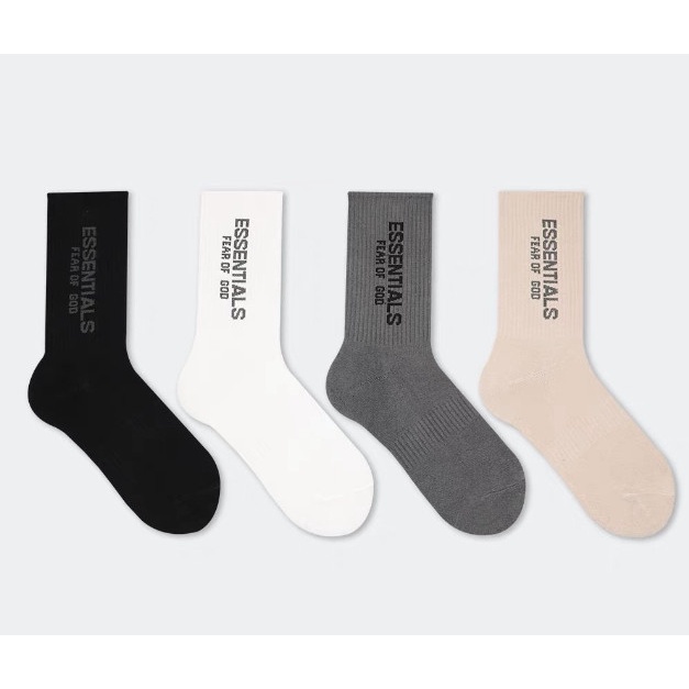 Vớ Tất FG, Vớ ESSENTIALS cao cổ Nam Nữ phong cách thể thao, trẻ trung, năng động.